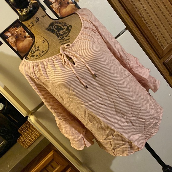 COMO BLU boho style shirt size women’s medium - Picture 1 of 10